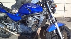Кавасаки ER 5 после морозов