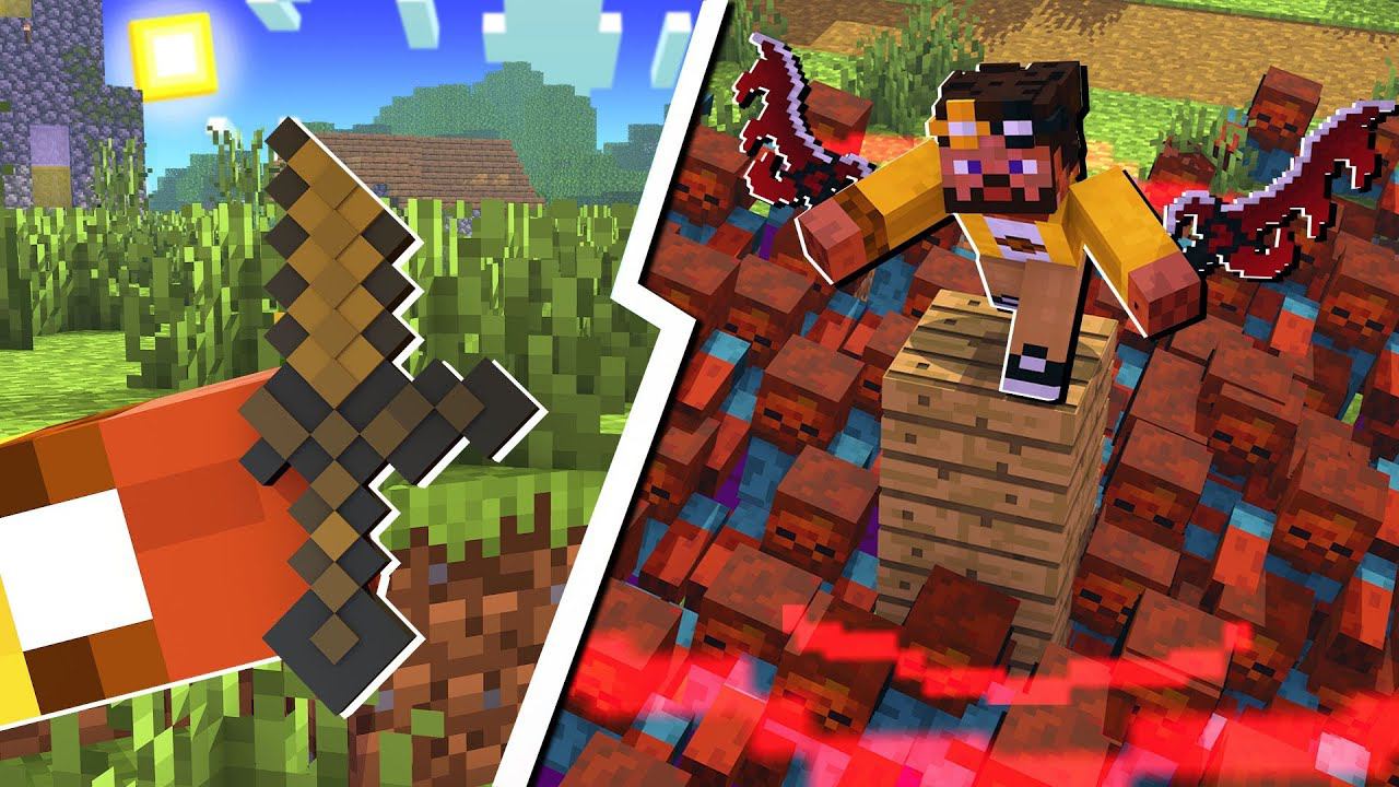 Майнкрафт, но Я Могу УЛУЧШАТЬ Оружие! смотреть онлайн