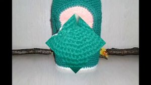 Вязаная логопедическая игрушка "Лягушка-Болтушка".