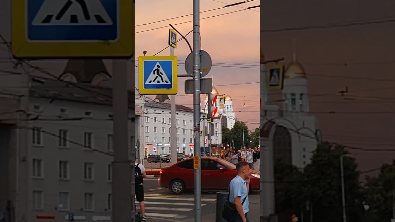 Вечерний #калининград . Марсианский закат.