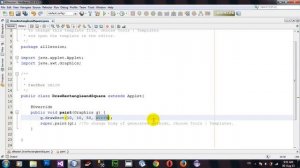 How to Draw Rectangle and Square from Java Applet Netbeans