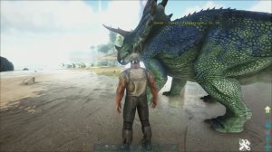 ДЯДЯ ВАСЯ рассказывает про динозавров и показывает как они живут Ark Survival Evolved
