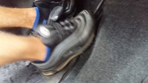 Cranking and pumping it hard in nike air max 97