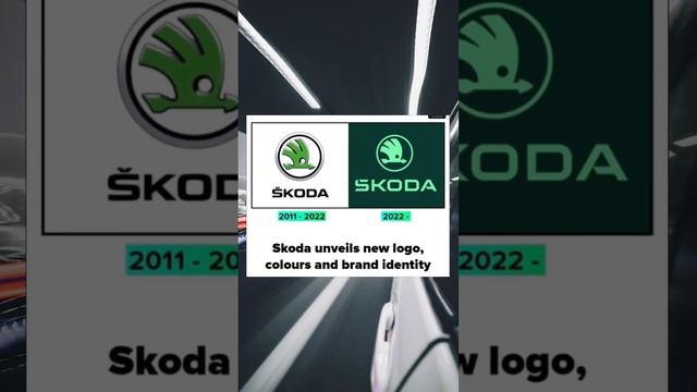 Czech automobile manufacturer SKODA unveils its new logo