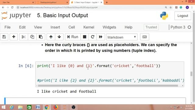 PY22: Basic Input and Output in Python | Python Input, Output and Import |  Output formatting