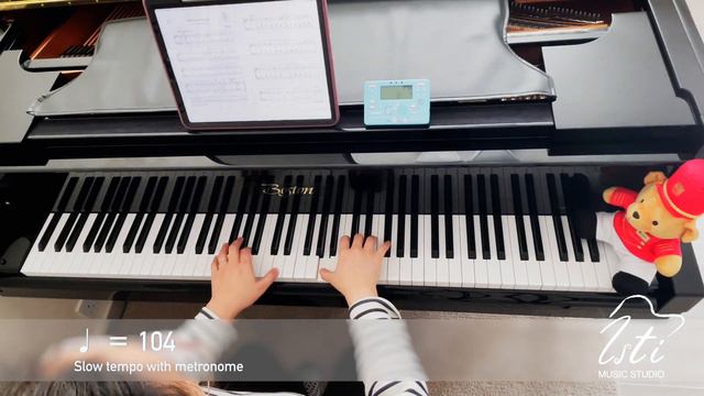 【ABRSM Grade 4 Piano 2023 - 2024】C2: Ninette's Musette | Fast and slow tempo смотреть онлайн