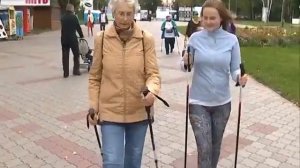Состоялся первый областной слет пенсионеров – любителей финской ходьбы (сюжет ННТВ)