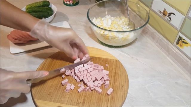 Окрошка на сыворотке.