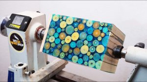 Токарная обработка дерева - эпоксидная смола