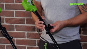 Газонокосилка Greenworks GD40LM46SP (арт 2506807) / Распаковка