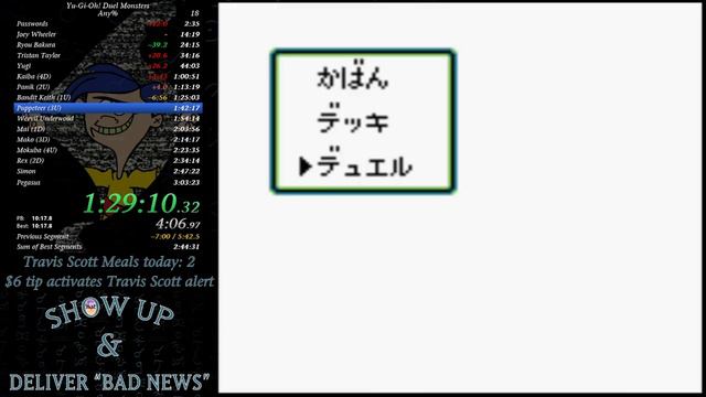 Yu-Gi-Oh! Duel Monsters GB (Any%) Speedrun in 2:53:46 (PB) смотреть онлайн
