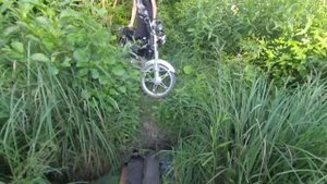 УТОПИЛ СКУТЕР! провалился в РЕЧКУ!