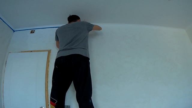 Красим стены. Сочетание белого и синего смотреть онлайн