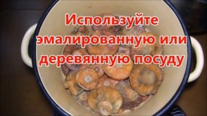 Рыжики соленые холодным способом