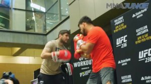 UFC 236: Kelvin Gastelum open workout