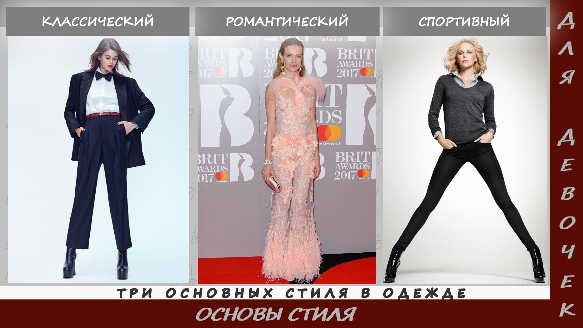 Основы. Основные стили в одежде