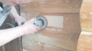 Установка розеток и выключателей на Блок-Хаус. Изготовление Площадок.