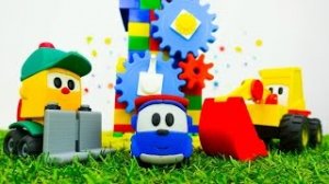 Грузовичок Лева и Мася строят мельницу - Конструктор для детей.mp4