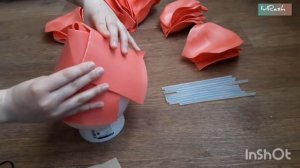 Мастер класс. Роза из изолона.