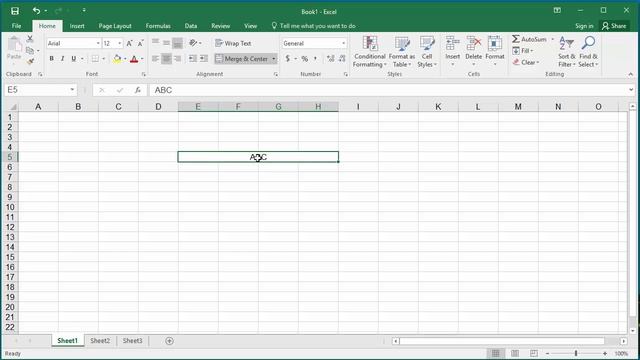 How to Merge Cells in Excel 2016 смотреть онлайн