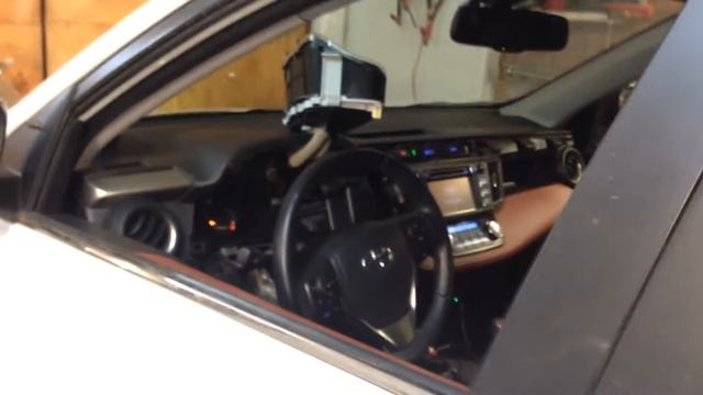 Штатный автозапуск Toyota Rav 4 2013 смотреть онлайн