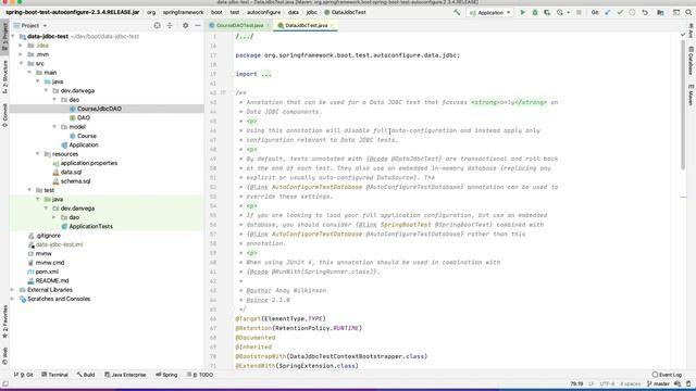 Spring Boot @DataJdbcTest Annotation: Learn how to test your Data JDBC Components смотреть онлайн