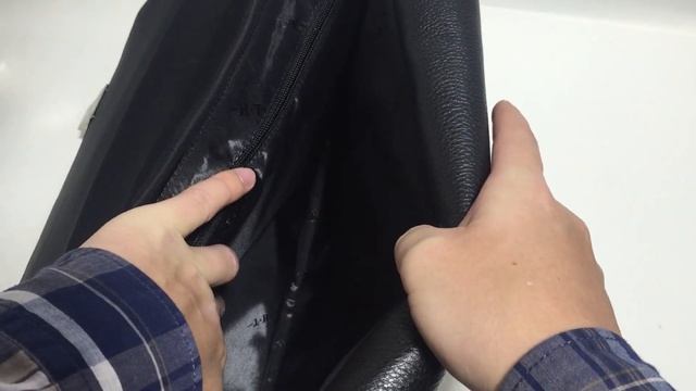 Элитный мужской портфель натуральная кожа Hight Touch-117756