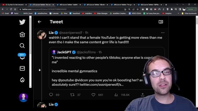 Sssniperwolf but every 10 seconds I read a tweet she sent me tonight смотреть онлайн