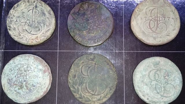 Монеты Екатерины II 5 копеек смотреть онлайн