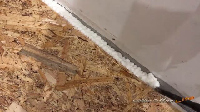 Запениваем зазоры пеной Макрофлекс между ОСП листами и стеной . Приятного просмотра)) смотреть онлайн