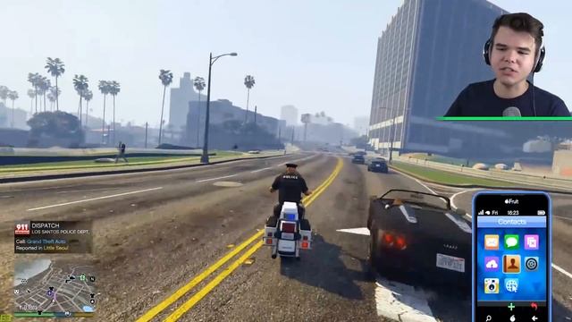 Playing GTA 5 As A POLICE OFFICER! смотреть онлайн