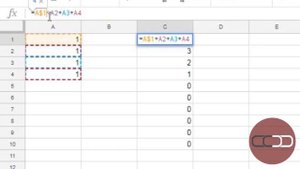 Как привязать формулу к ячейке в гугл-таблицах.
