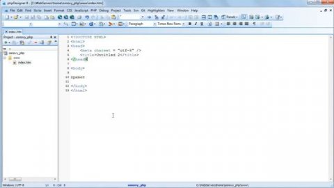 PHP РАБОЧИЕ ИНСТРУМЕНТЫ. СОЗДАНИЕ ХОСТА В ДЕНВЕРЕ И ПРОЕКТЕ phpDESIGNER