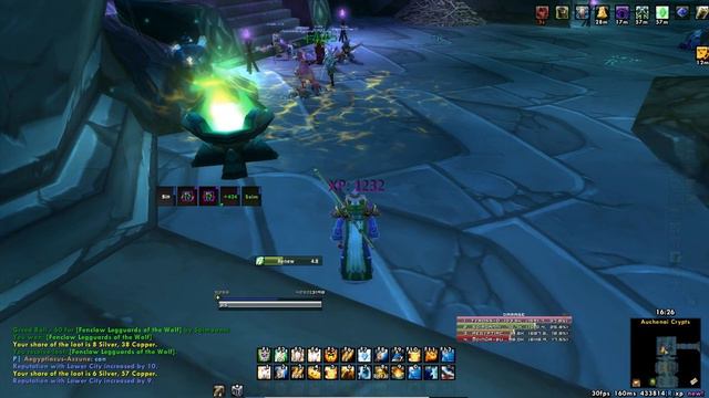 WoW UI - Healing in Auchenai Crypts смотреть онлайн