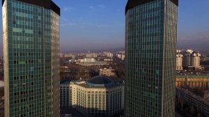 Алматы С Высоты Птичьего Полета. Almaty Aerial View