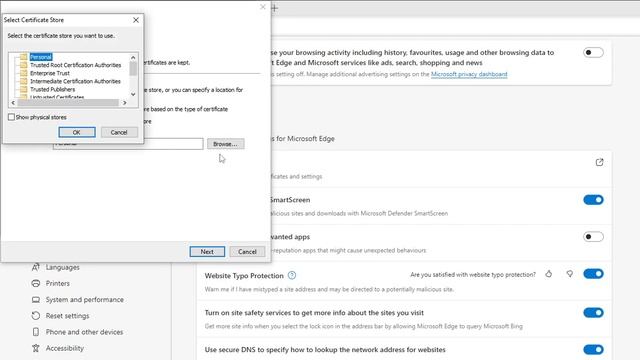 How To Import A Certificate In Edge | Add Certificate To Edge Browser смотреть онлайн