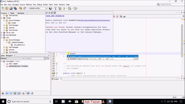 Applet Introduction with Simple Applet Program using Netbeans | Applet Tutorial | Applet Life cycle смотреть онлайн