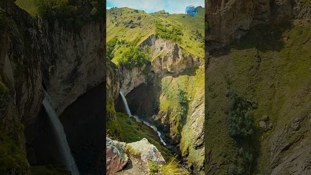 Водопад Кызыл-Су (красная вода, тюркск.). Приэльбрусье