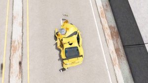 Toyota Supra vs Bollard – BeamNG.Drive