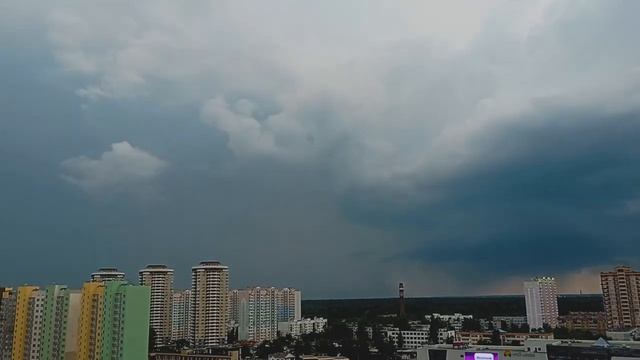 Как появляются грозовые тучи. ТАЙМЛАПС смотреть онлайн