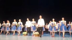 Красноярский государственный ансамбль танца Сибири имени Михаила Годенко в Москве.