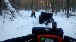 BRP Outlander 1000 and Honda TRX 680.