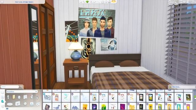 Atomic Ranch ? ? | Split Level | The Sims 4 | Speed Build | CC Free + Download Links смотреть онлайн