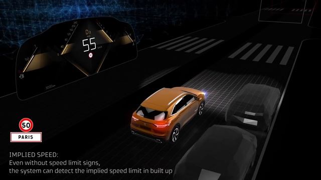 DS 7 CROSSBACK | SIGN RECOGNATION смотреть онлайн