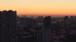 Пермь, поздняя осень, timelapse