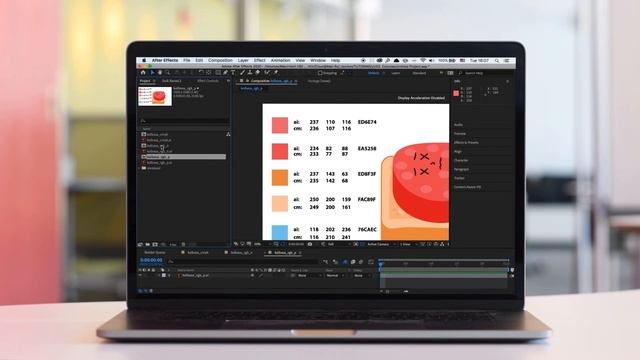 Как сделать одинаковый цвет в Ai/Ps и Ae. Почему цвета отображаются другими. смотреть онлайн