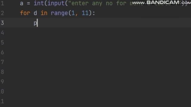 Python Program To display Multiplication Table | In Easy Way