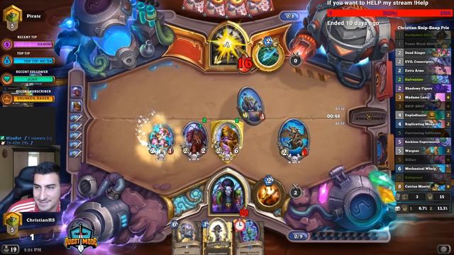 Hearthstone: 90% WINRATE With Snip-Snap Priest | Rise of Shadows | New Decks смотреть онлайн