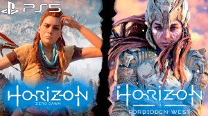 Большое сравнение horizon forbidden west vs horizon zero dawn