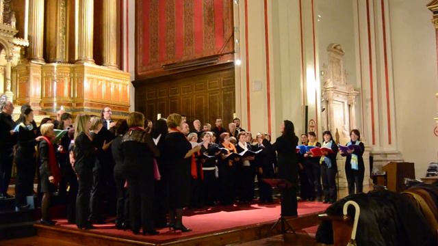 CORAL JORGE MANRIQUE EN ZARAGOZA (Aleluya de Andrew Miller, por los tres Coros) video realizado por смотреть онлайн